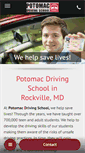 Mobile Screenshot of potomacdrivingschool.net